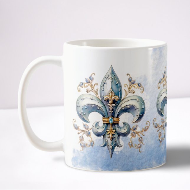 Mug Fleur de Lys (Créateur téléchargé)