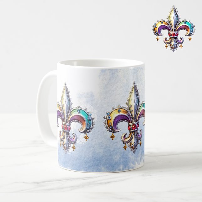 Mug Fleur de Lys 2 héraldique (Créateur téléchargé)