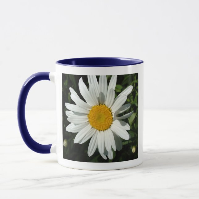 Mug fleur de marguerite blanche (Gauche)