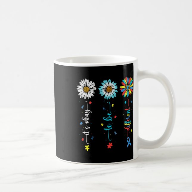 Mug Fleur de marguerite Sensibilisation à l'autisme C' (Droite)