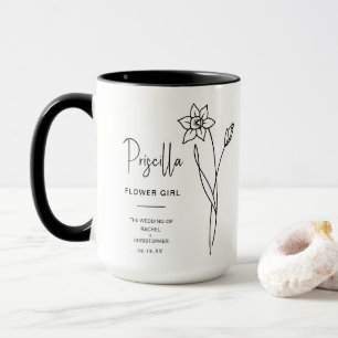 Mug Fleur de mars Daffodique Fleur de naissance