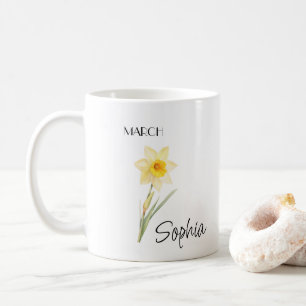 Mug Fleur de mars personnalisée