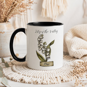 Mug Fleur de naissance MAY Muguet de mai