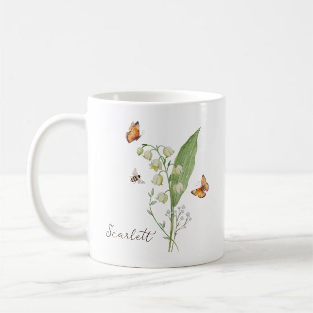 Mug Fleur de naissance Muguet (Gauche)