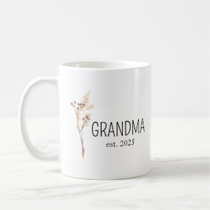 Mug Fleur de naissance, Poterie Personnalisée Fami