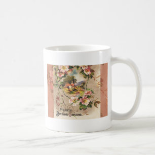 Mug Fleur de naissance victorienne de l'époque 1800