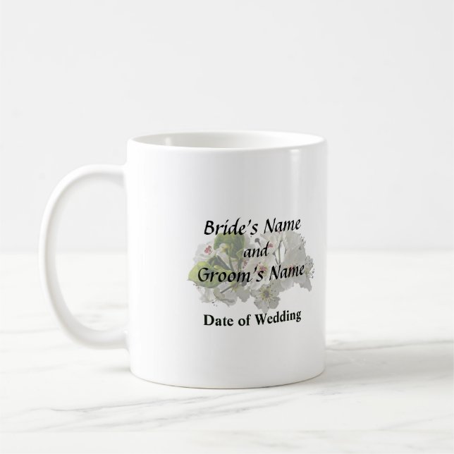 Mug Fleur de poires blanches (Gauche)