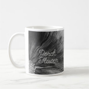 Mug Fleur de porche / Noir et blanc /