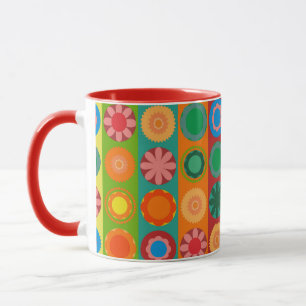 Mug Fleur de pouvoir en rangées