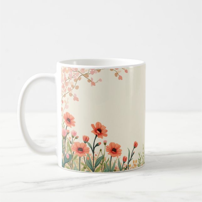 Mug Fleur de printemps (Gauche)
