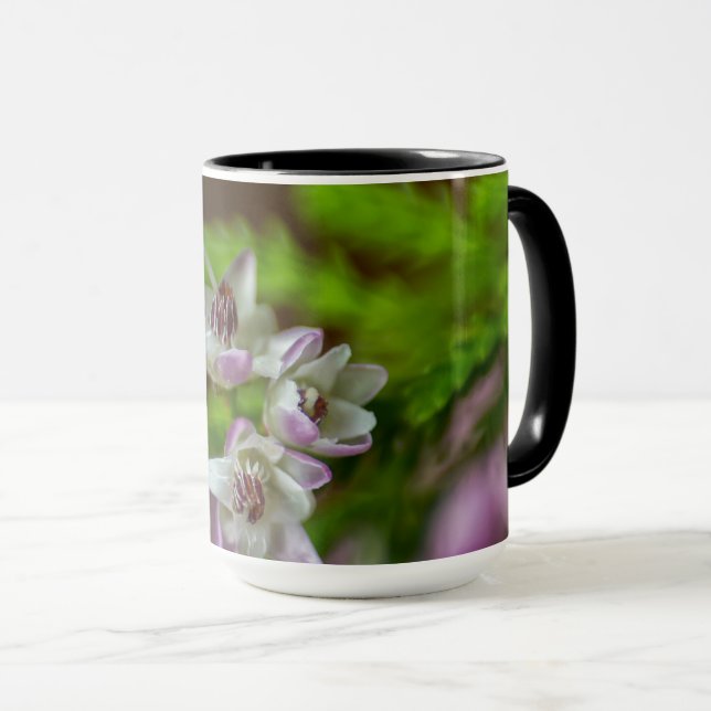 Mug Fleur de printemps de Heather à feuillage persista (Devant droit)