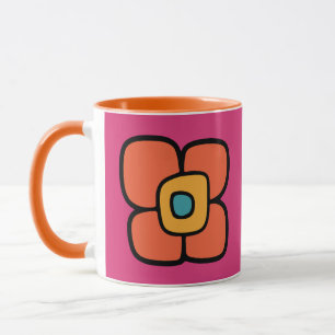 Mug Fleur de printemps rétro