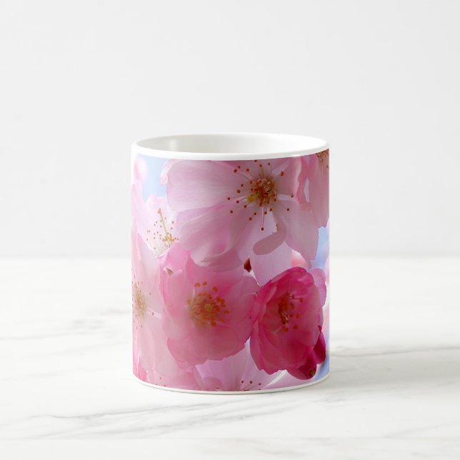 Mug Fleur de printemps rose (Centre)