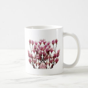 Mug Fleur de printemps rose florissante Magnolias