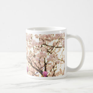 Mug Fleur de printemps rose pourpre en floraison