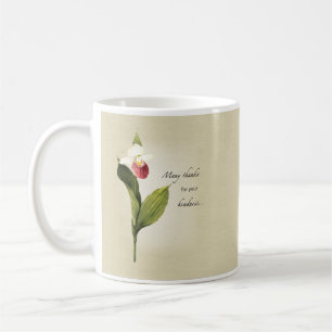 Mug Fleur de sabot de dame Merci Bienveillance