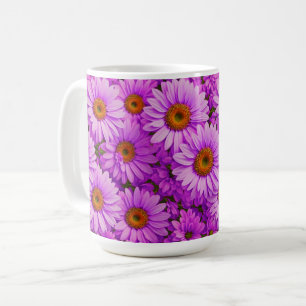 Mug Fleur de soleil à fleurs de magenta violet marguer