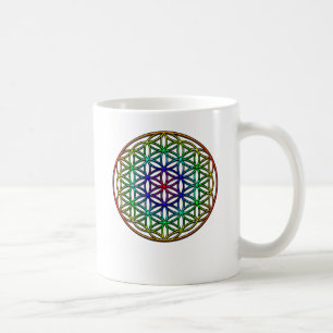 Mug Fleur de symbole sacré de la géométrie de la vi