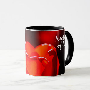 Mug Fleur de tulipe rouge - Feu