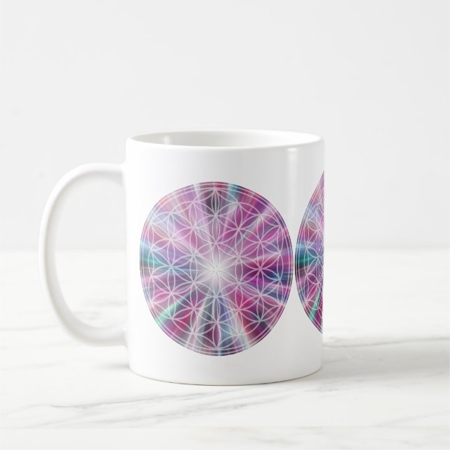 Mug Fleur de vie / Blume des Lebens - Bouton VII (Gauche)