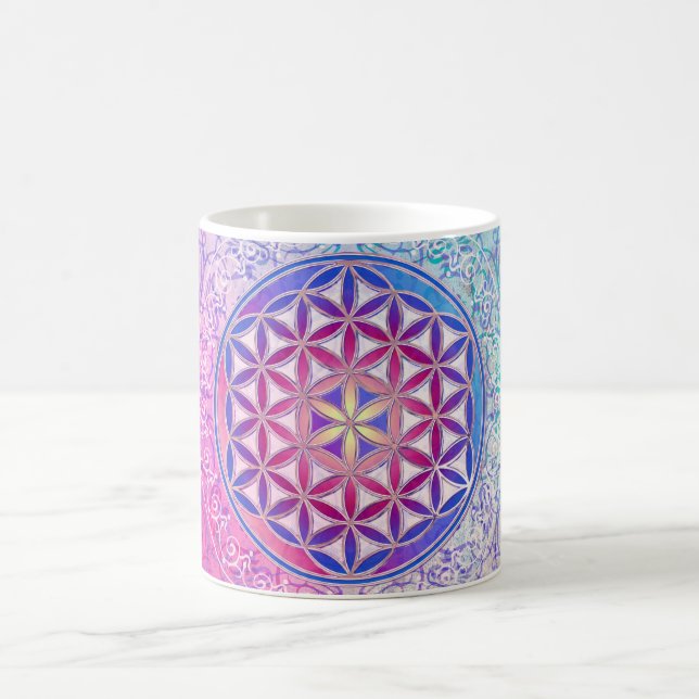 Mug Fleur de vie / Blume des Lebens - Ornement V (Centre)