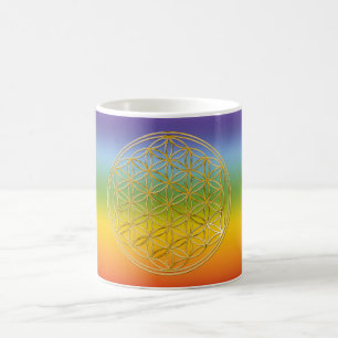 Mug Fleur De Vie   or, petit