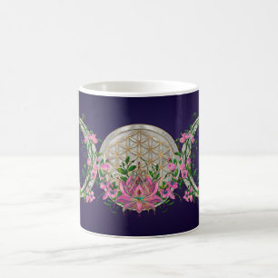 Mug Fleur de vie Triple Lune Lotus