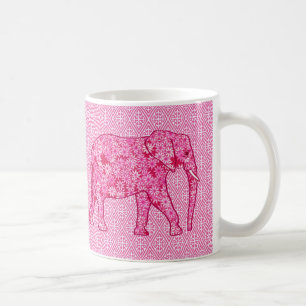 Mug Fleur d'éléphant - rose fuchsia
