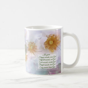 Mug Fleur délicate avec devis