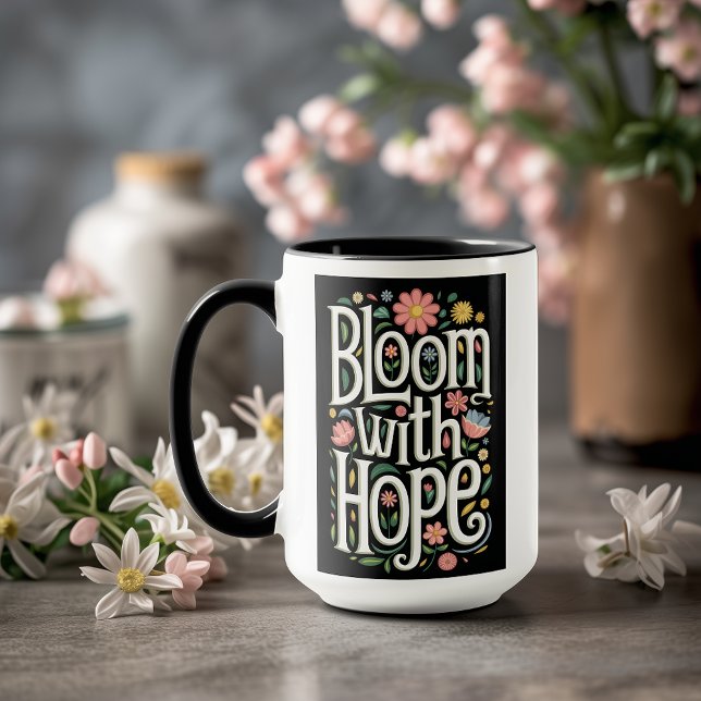 Mug Fleur d'espoir (Créateur téléchargé)