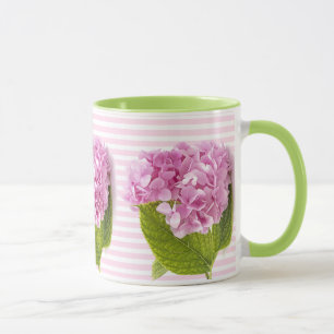 Mug Fleur d'hortensia rose