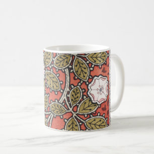 Mug Fleur d'illustration Rose sauvage Vintage