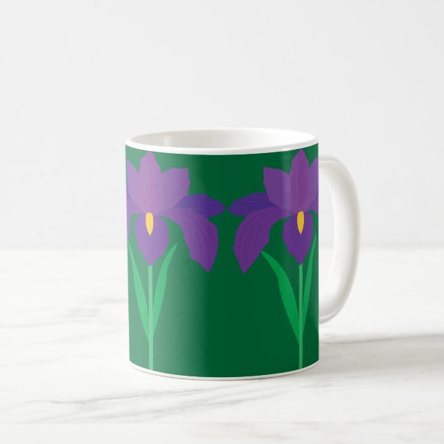 Mug Fleur d'Iris (Devant droit)