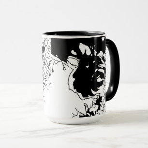 Mug Fleur Doodle