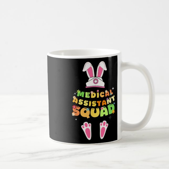 Mug Fleur d'oreille de lapin de l'équipe médicale rétr (Droite)