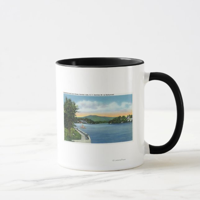 Mug Fleur du lac, mont Scarface à distance (Droite)