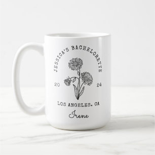 Mug Fleur du mois de naissance d'aster de septembre de