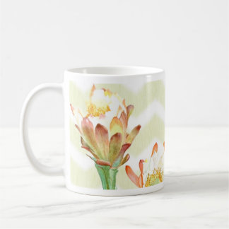 Mug fleur et orchidée de cactus