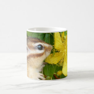 Mug Fleur et tamia jaunes (4)