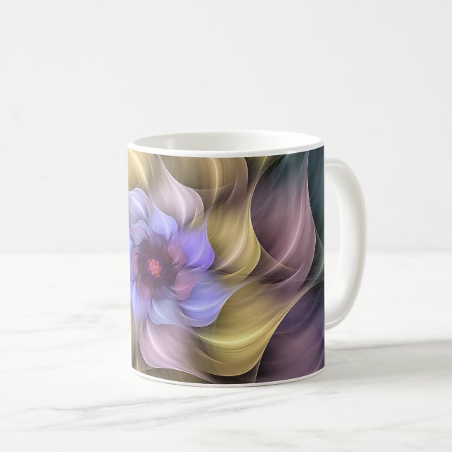 Mug Fleur fractale étonnante (Devant droit)
