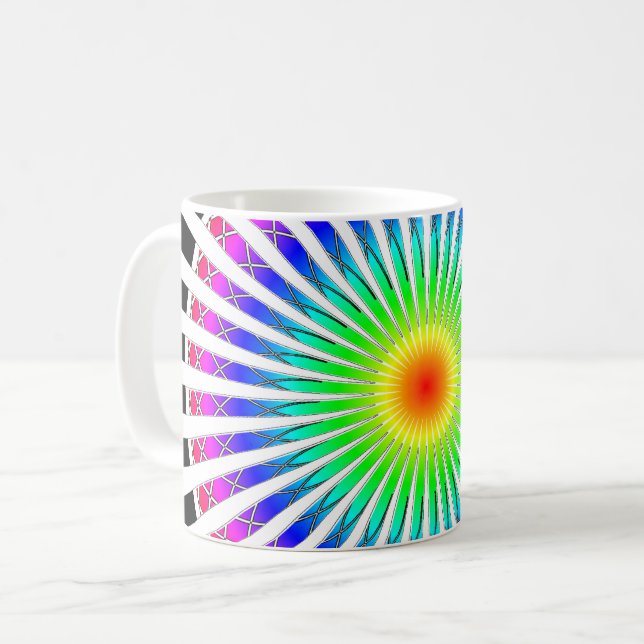 Mug Fleur hypnotique (Devant gauche)