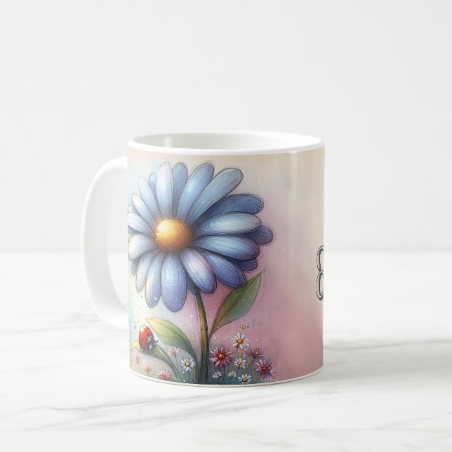 Mug Fleur Inspirante  (Devant gauche)
