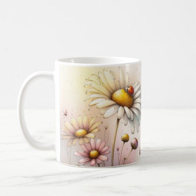 Mug Fleur Inspirante  (Gauche)