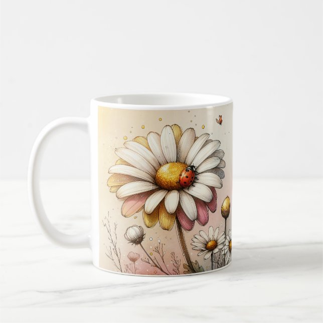 Mug Fleur Inspirante  (Gauche)