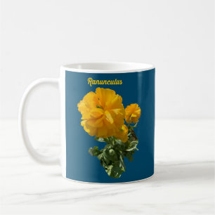 Mug Fleur jaune Ranunculus