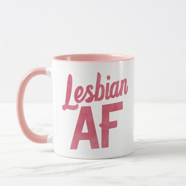 Mug Fleur LGBT Pride Fleur de l'AF lesbienne Gay Love  (Gauche)