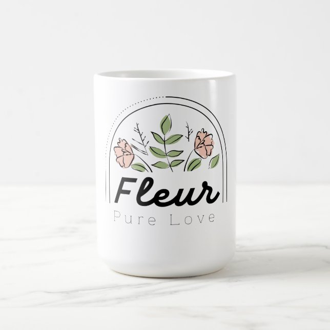 Mug Fleur – Logo Floral Pure Love (Centre)