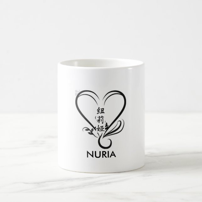 Mug fleur loto, nuria dans chinois, de NURIA (Centre)