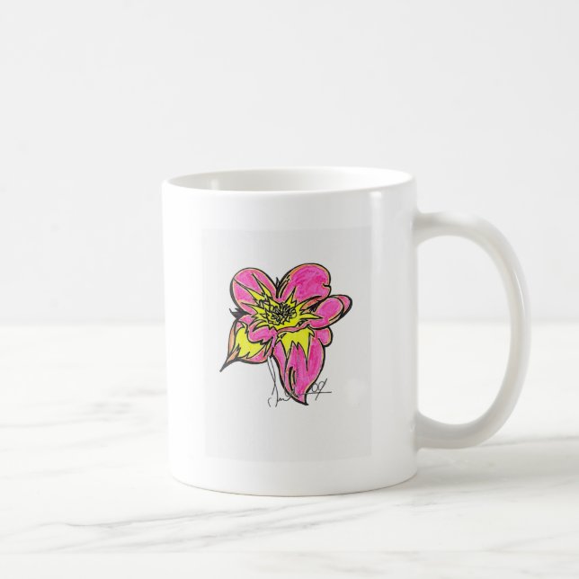 Mug Fleur lumineuse (Droite)