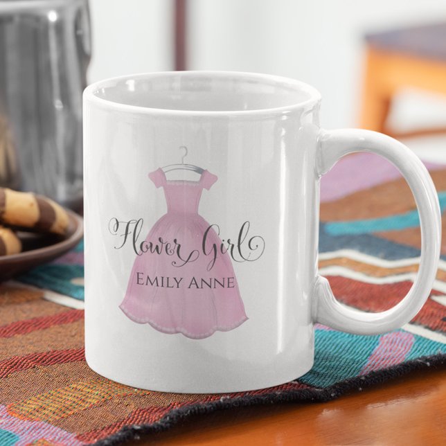 Mug Fleur mariage fille mignonne robe rose Vintage (Créateur téléchargé)